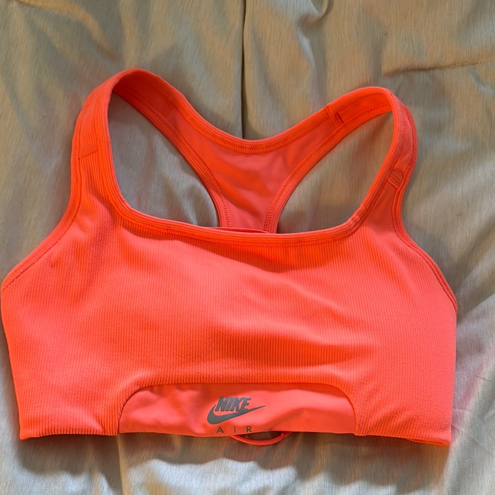 Nike orange Bra Racerback Moisture-Wicking